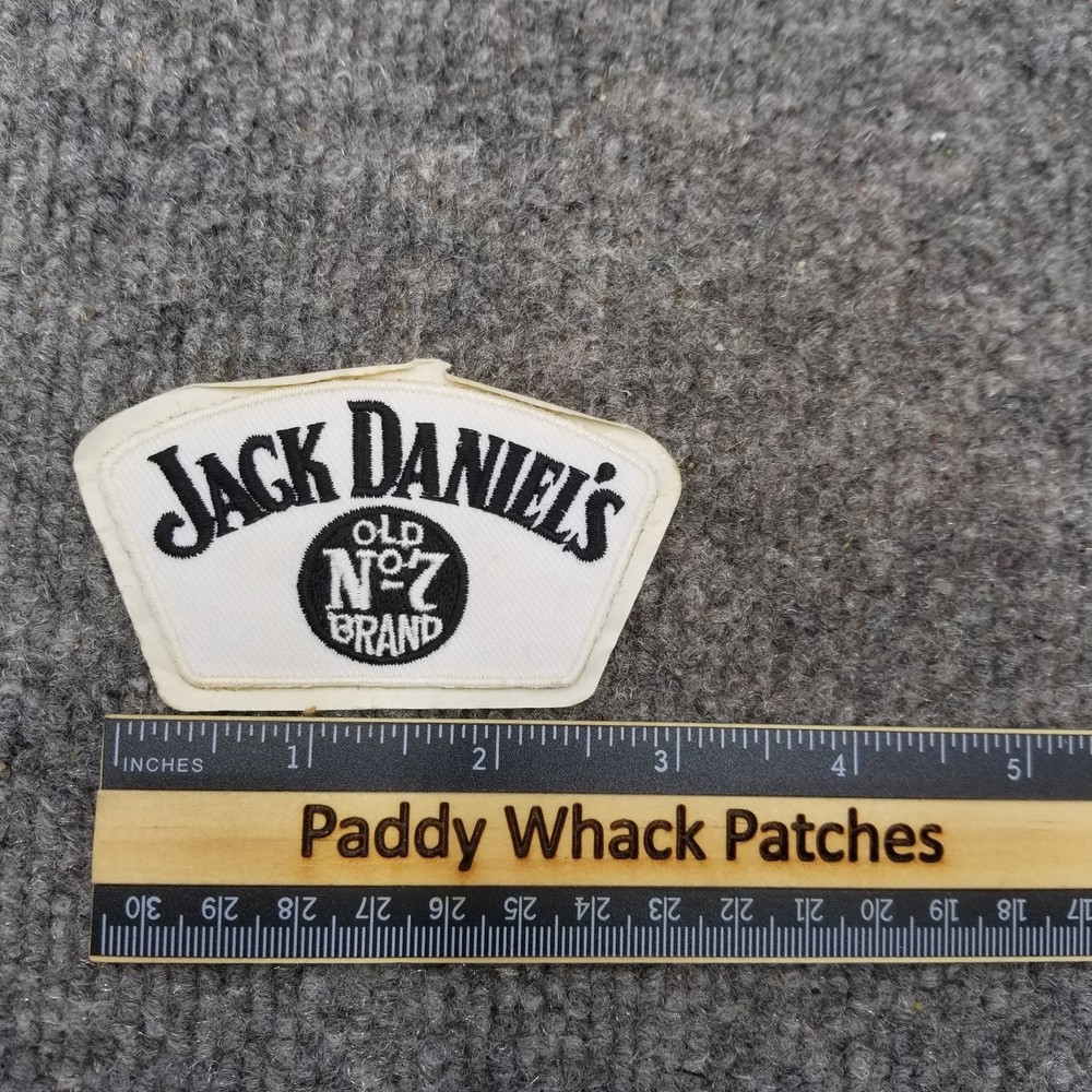 Jack Daniels Old No. 7 Brand Patch White Sticky Back