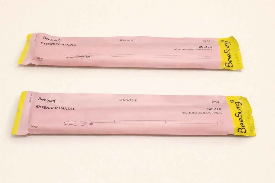 2-Complete BeeSurg Duster Kits.. 2-extended handles, 2-dusters and 8 refill pack