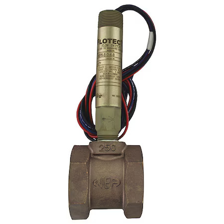 Dwyer Instruments V6epb-B-D-4-B Mini-Size Flow Switch, Brass Upper And Lower