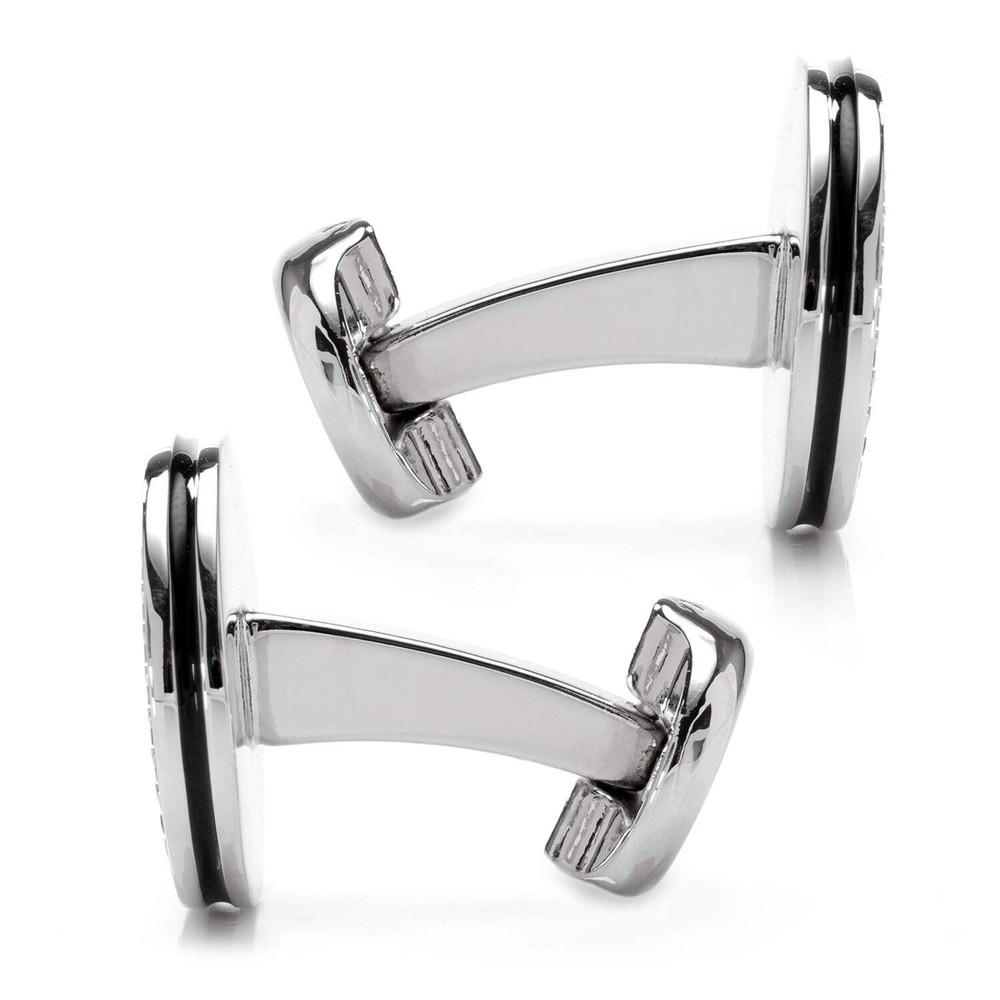 Engravable Studded Cufflinks