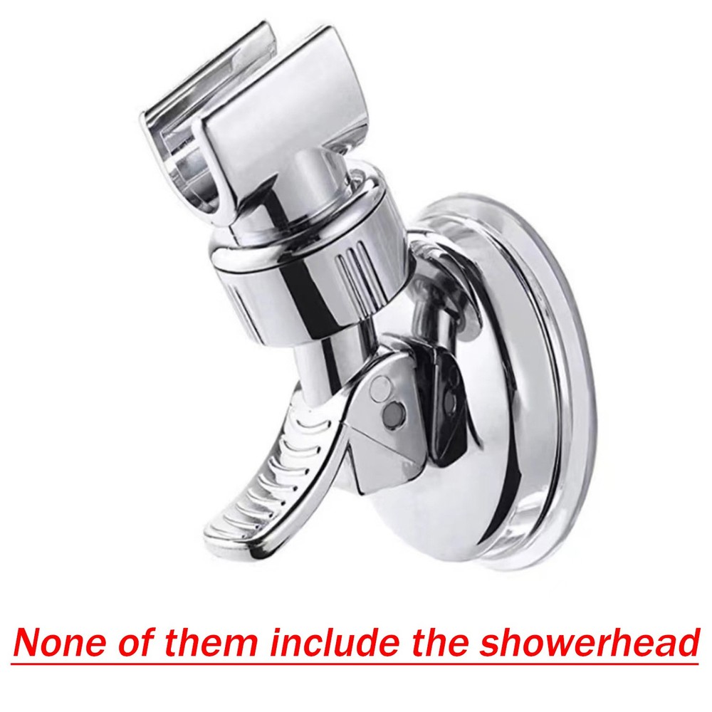 Adjustable Shower Head Holder Suction Cup Handheld Showerhead Wall Mount Bracket
