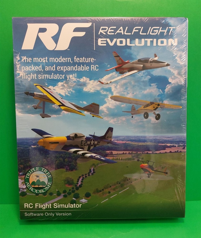 RF REALFLIGHT EVOLUTION RC FLIGHT SIMULATOR - SOFTWARE ONLY VERSION - SEALED