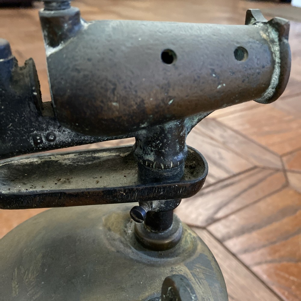 Antique Kant-Rust Solid Brass Blow Torch Welding Soldering Tool