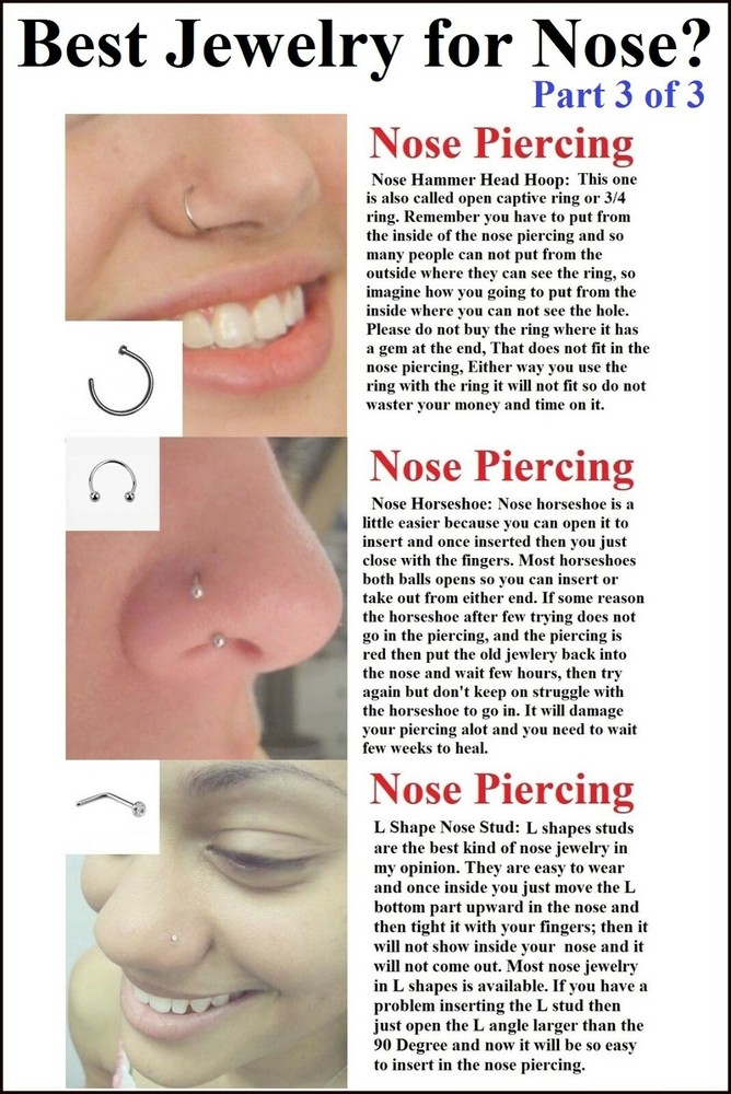 TINY TINY TINY (Only0.9mm) SMALLEST BALL 22g Sterilized Nose "L" Stud.