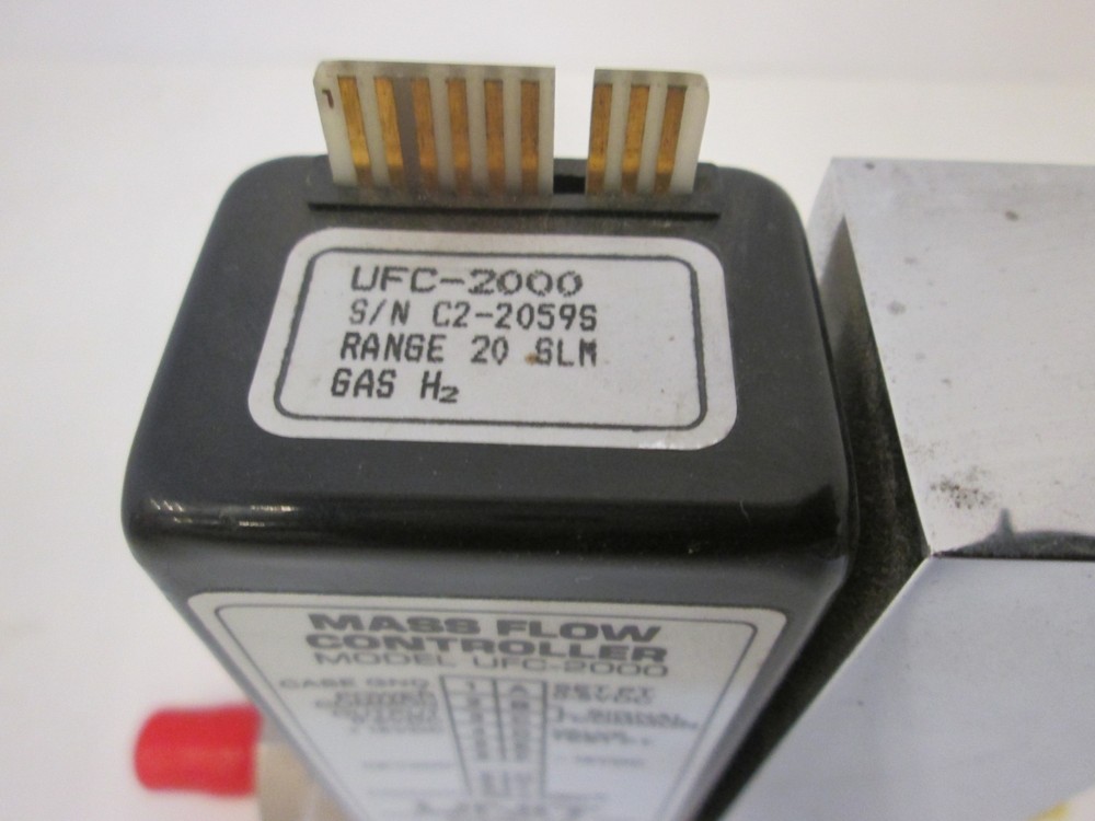 Unit Instruments, UFC-2000, Mass Flow Controller, 20 SLM, H2, Used