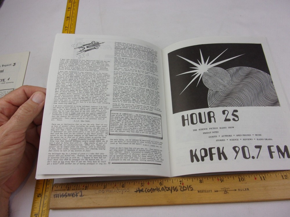1976 Equicon Star Trek Convention progress report 2 program Los Angeles