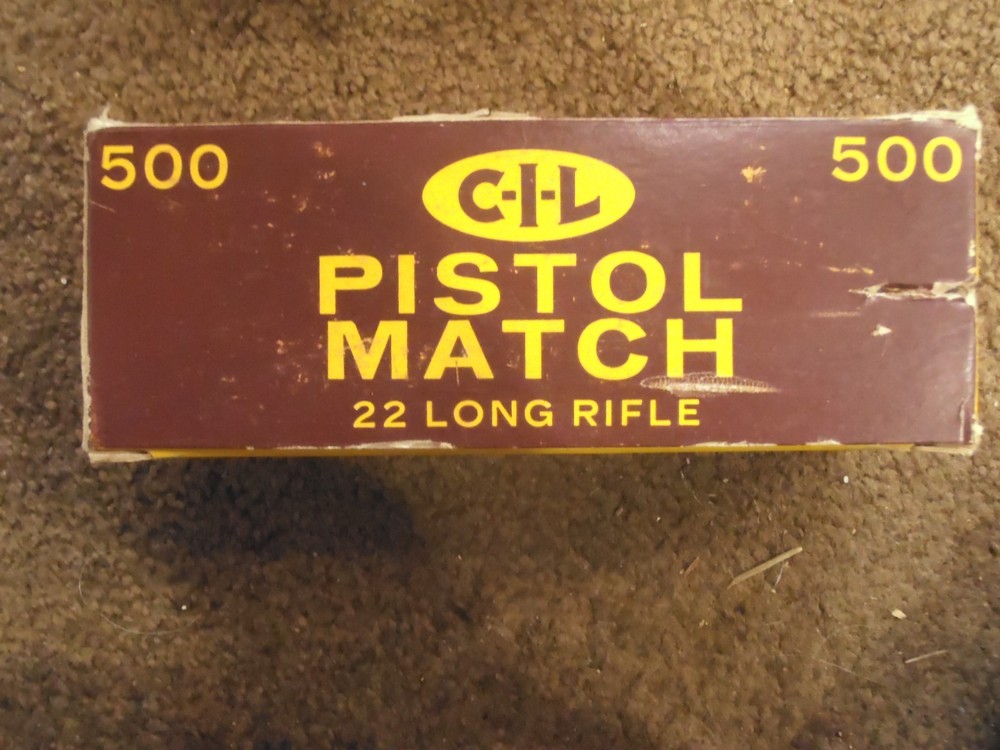 2 EMPTY 22 BRICK MINTS-Vintage .22 -EMPTY-PETERS-CIL PISTOL