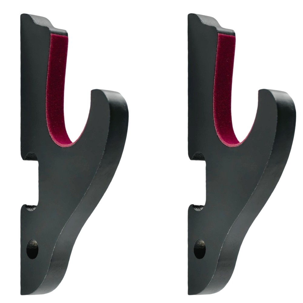 Eforlife 2/Set Sword Hook Wall Mount Samurai Hanger 1 Tier Padded