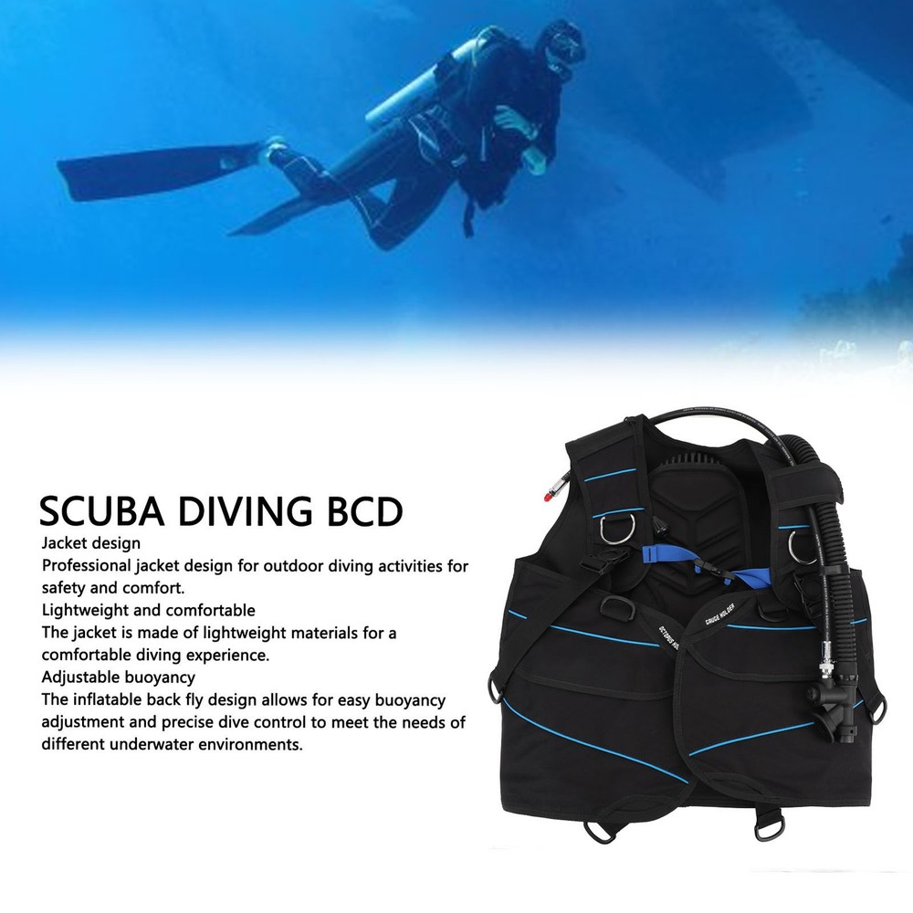Adjustable Lightweight Scuba Diving BCD For Deep Diving PXCI