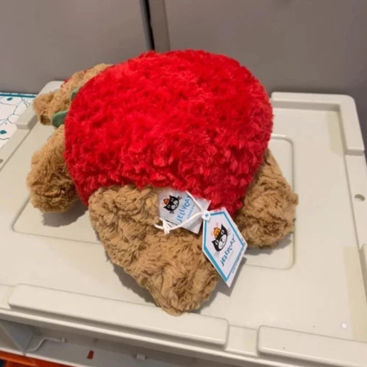 NWT Jellycat Bartholomew Bear Strawberry Doll Toy Soft Cuddly Toy With dust bag