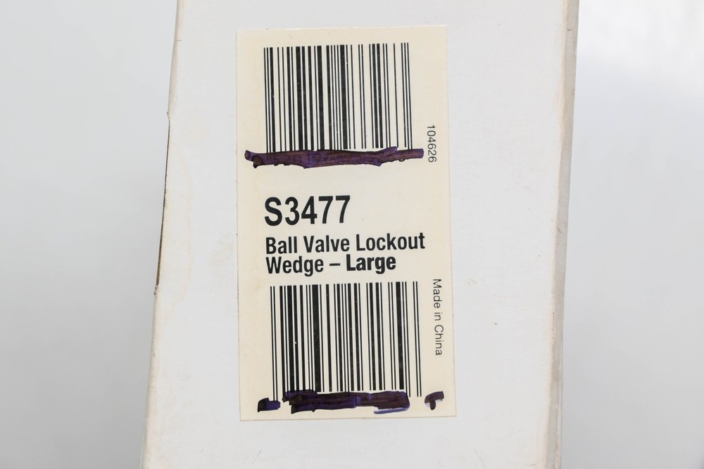 Master Lock S3477 Ball Valve Lockout NOS