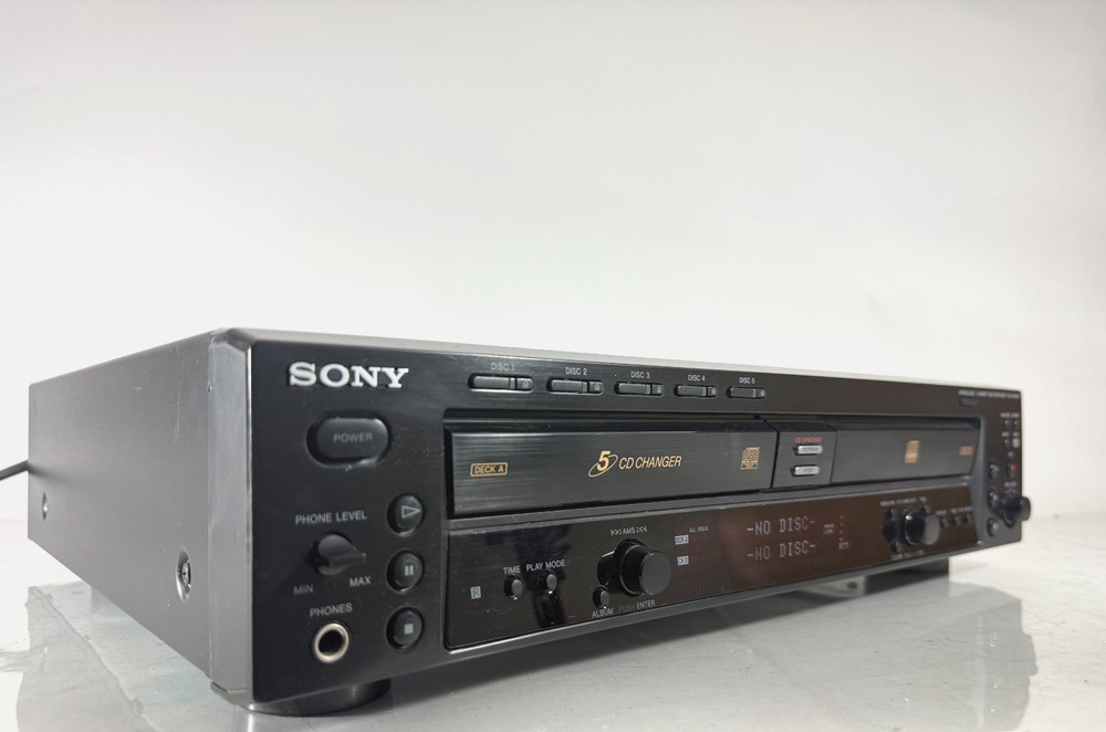 Sony RCD-W500C 5 CD Changer & CD Recorder Player