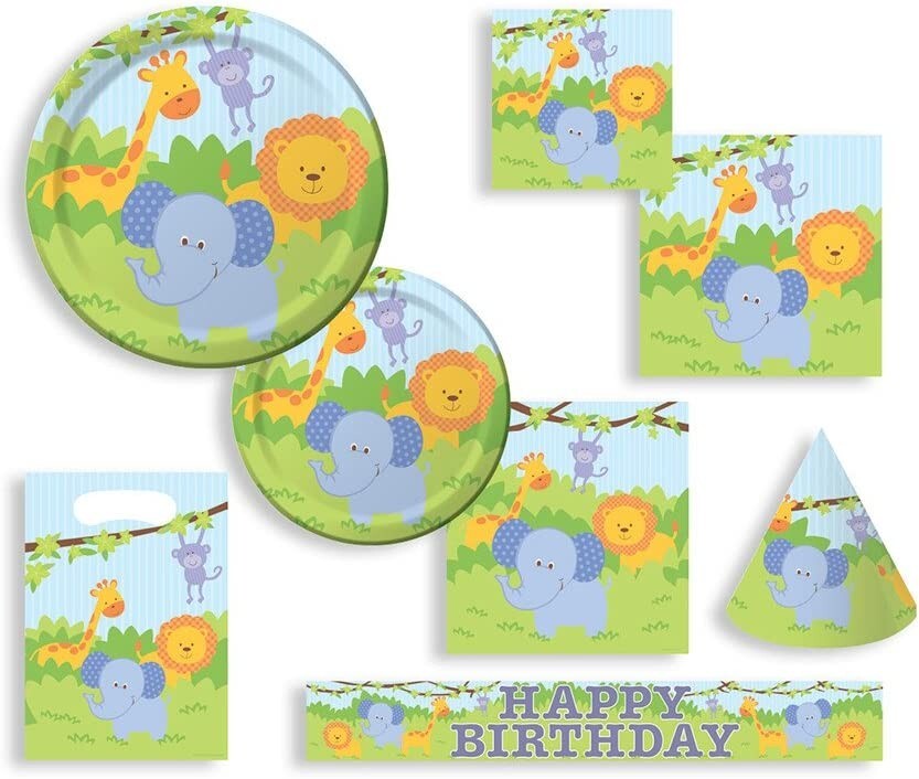 Jungle Friends Birthday Partyware