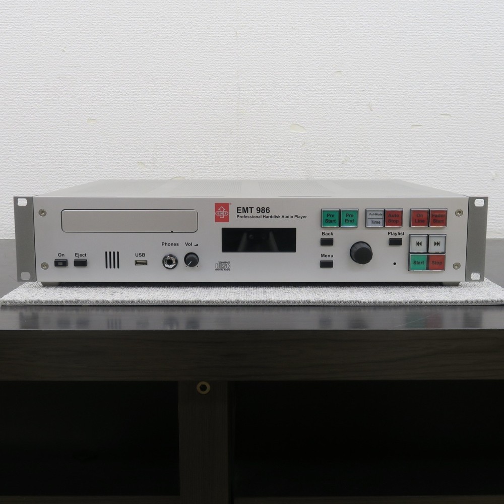 EMT 986 Late Model CD Deck Working JP