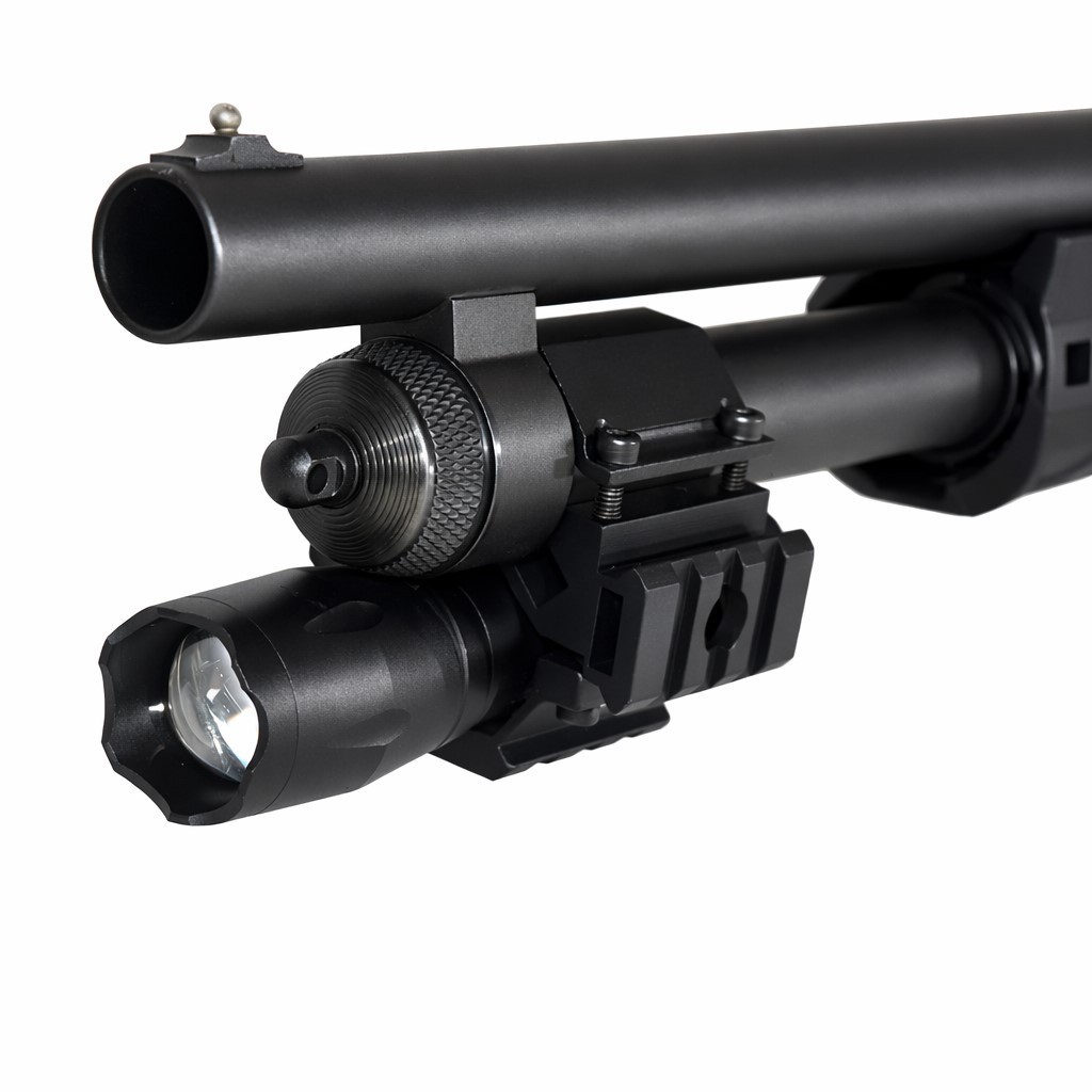 1200 Lumen Flashlight with Magazine Tube Mount for Mossberg 500 & Maverick 88