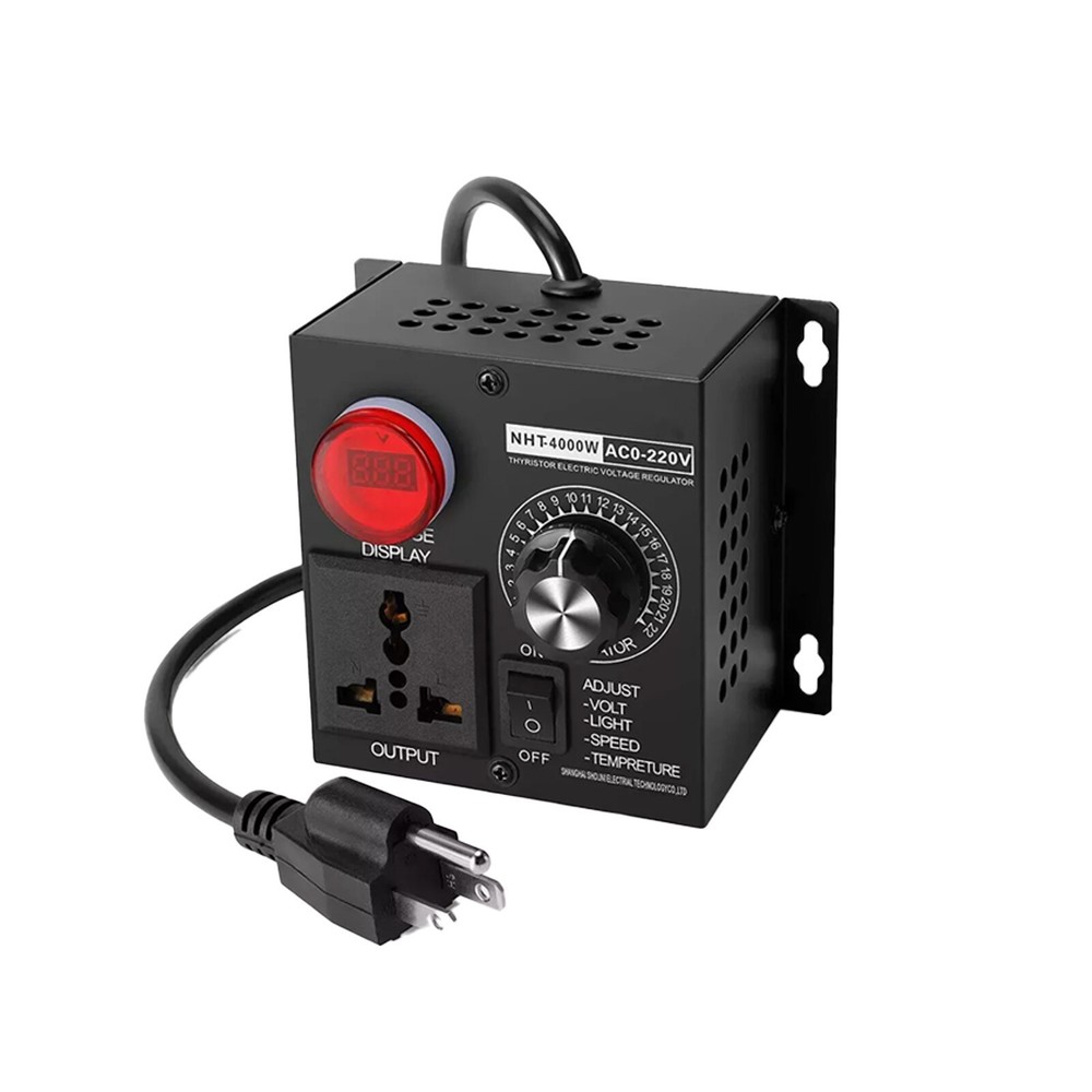 4000W AC 110V Volt Regulator Thermostat Dimmer SCR Motor Speed Controller