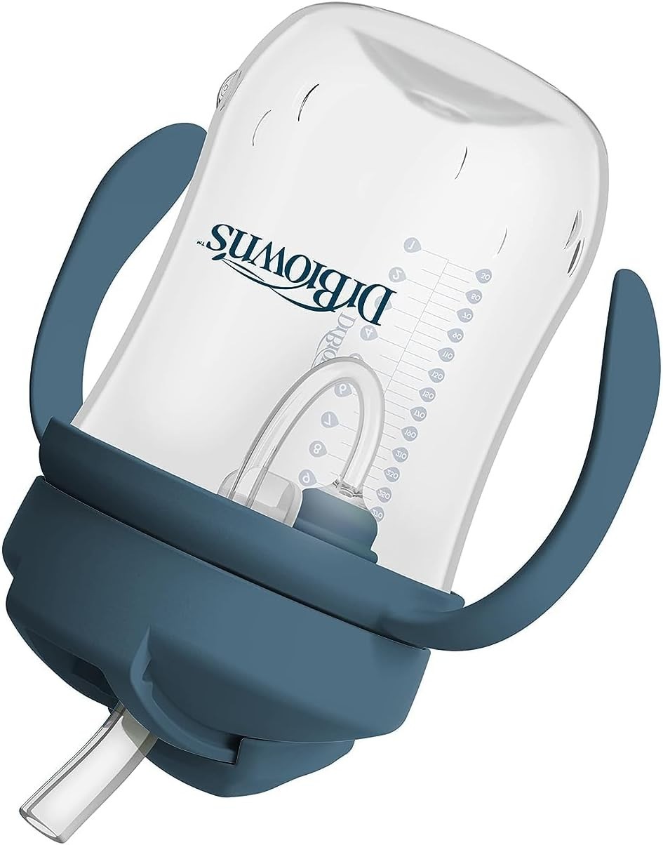 Spill-Proof Baby Straw Cup with Sliding Lid – 9oz BPA-Free for Travel & Home