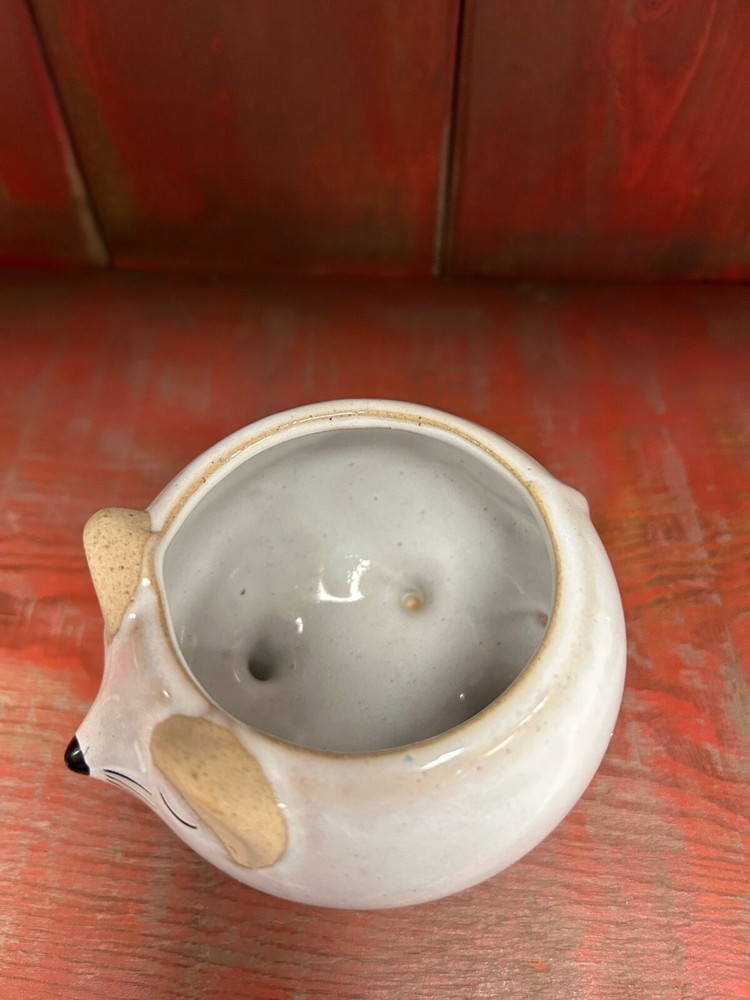 Small Ceramic Planter in Mouse Shape 29927