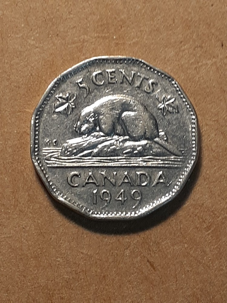 1949 5 CENTS CANADA