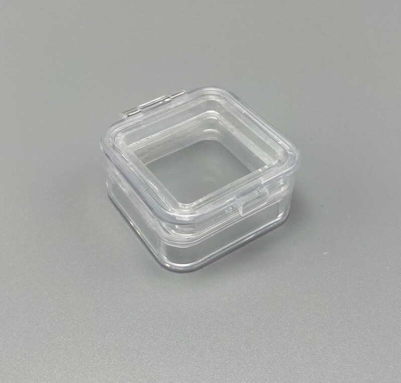 Denture False Teeth Membrane Case Container Hinged Display Box Jewelry Retainer