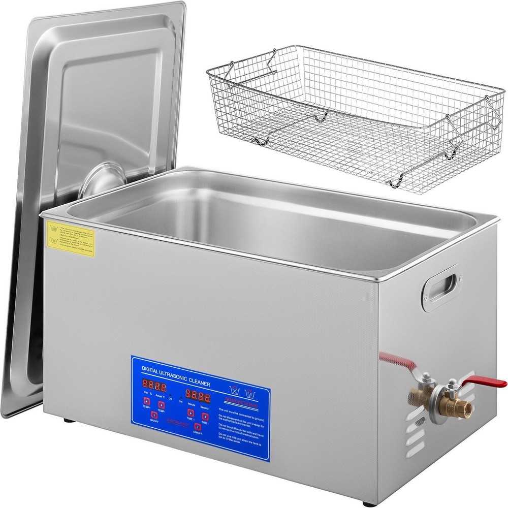 Advanced-Tech 40kHz Ultrasonic Cleaner 22L Smart Heating Digital Console