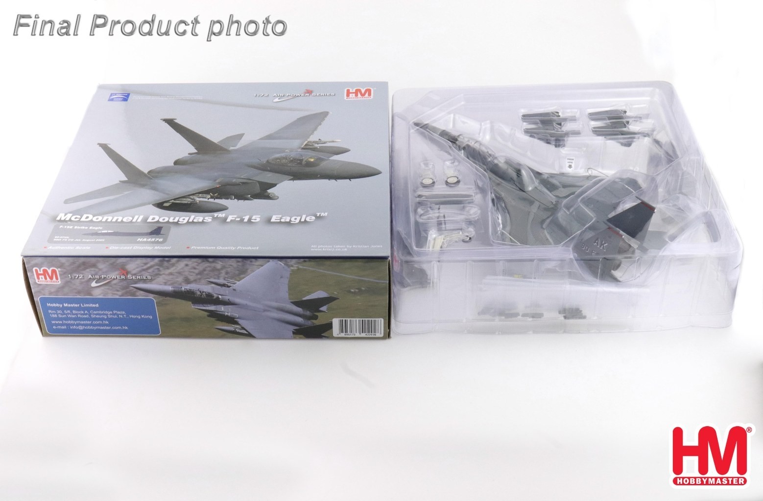 Hobby Master 1/72 F-15E Strike Eagle USAF 3rd WG, 90th FS Pair-O-Dice HA4576