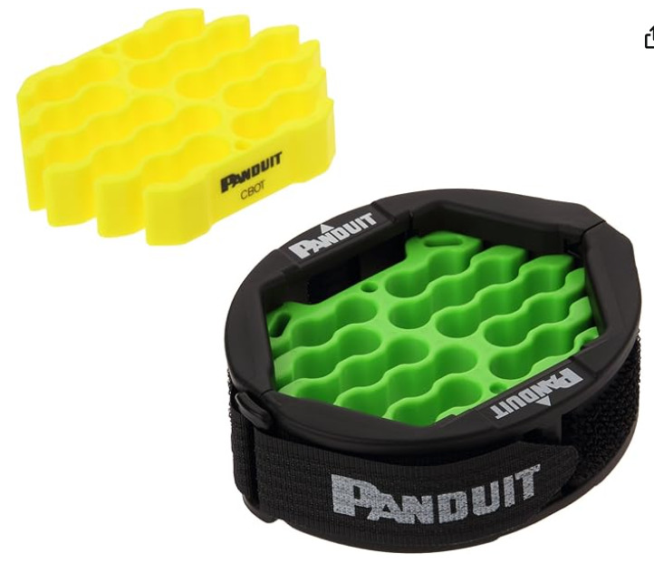 Cable Comb Organizer Puck, Dressing Cat5, Cat5e, Cat6, Cat6A Cables Data Cabling