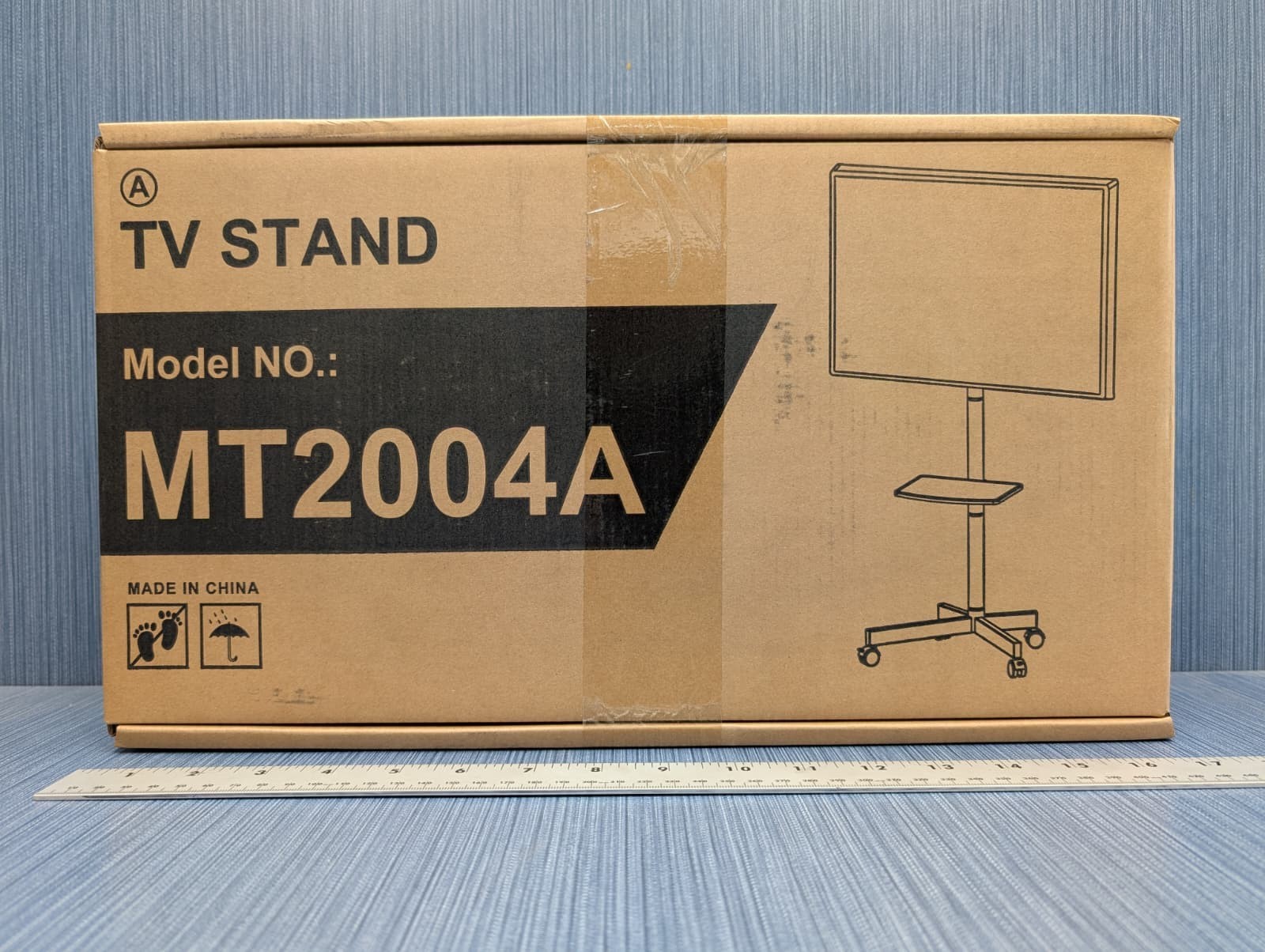 Rfiver Mobile TV Cart for 23-65 Inch TVs up to 88 lbs