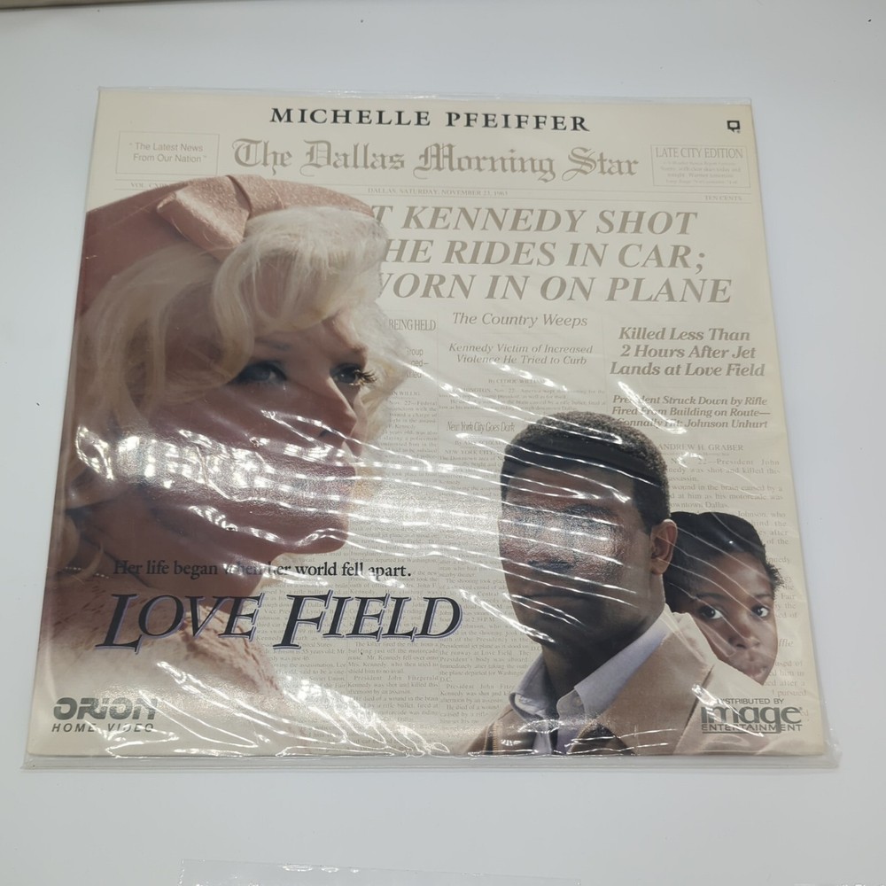 Love Field Laserdisc - Michelle Pfeiffer