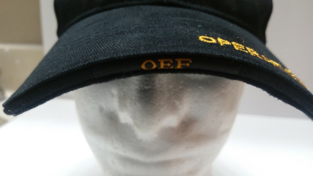 Operation Enduring Freedom- One size, Adjustable Closure Back-Black, box shipped