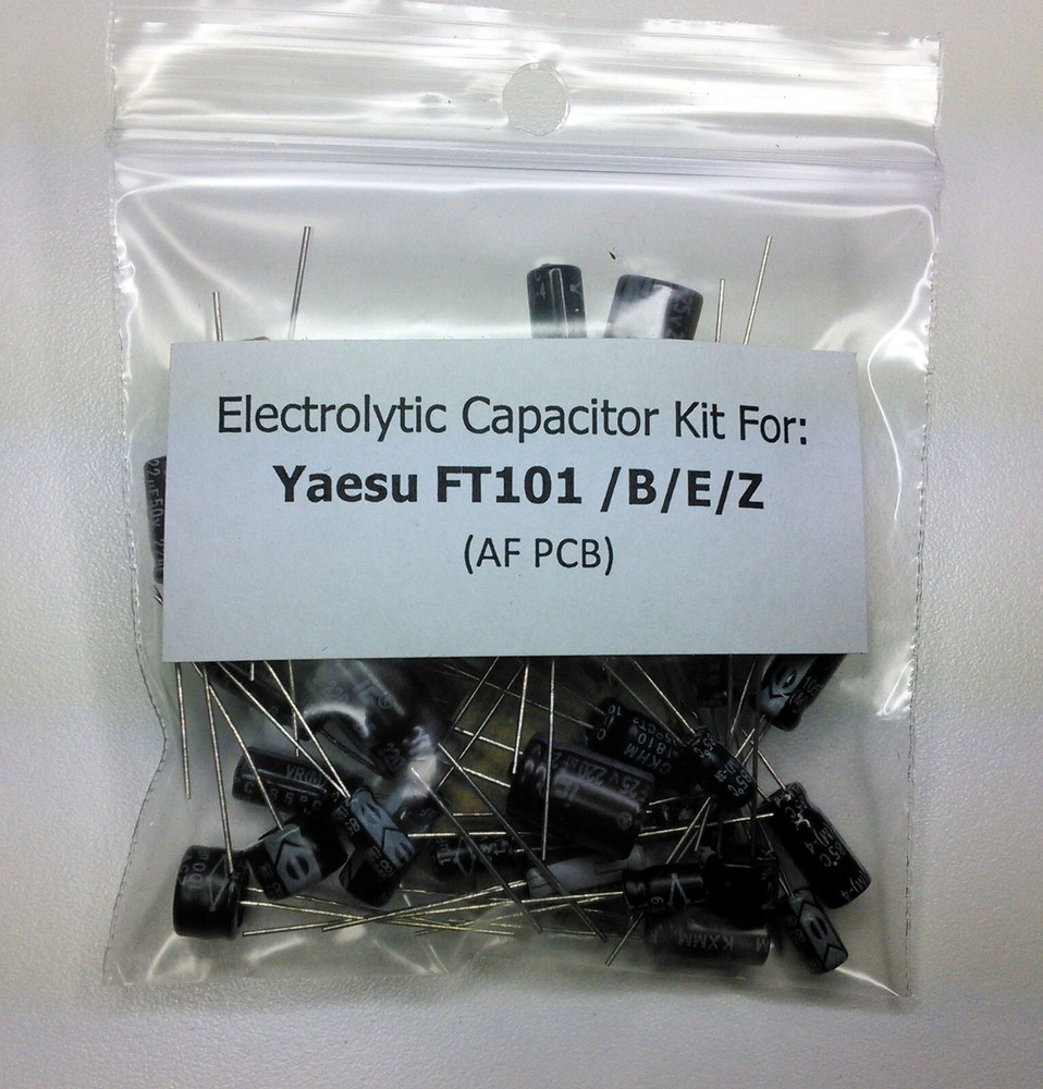 Yaesu FT-101 /B/E/ZD (AF PCB) electrolytic capacitor kit