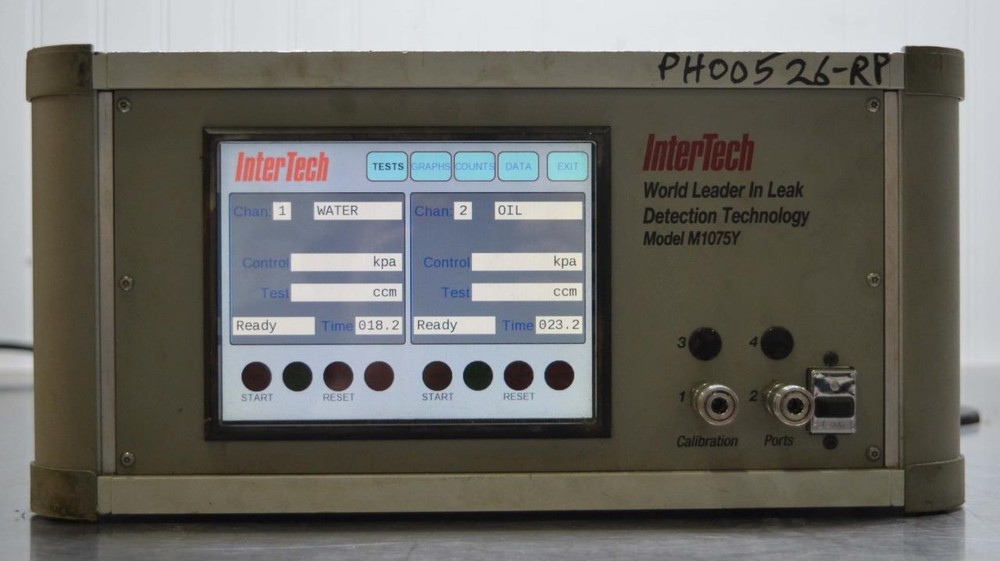 Intertech M1075Y Mass Flow Leak Tester Model M1075-94y-mcFF00 ++