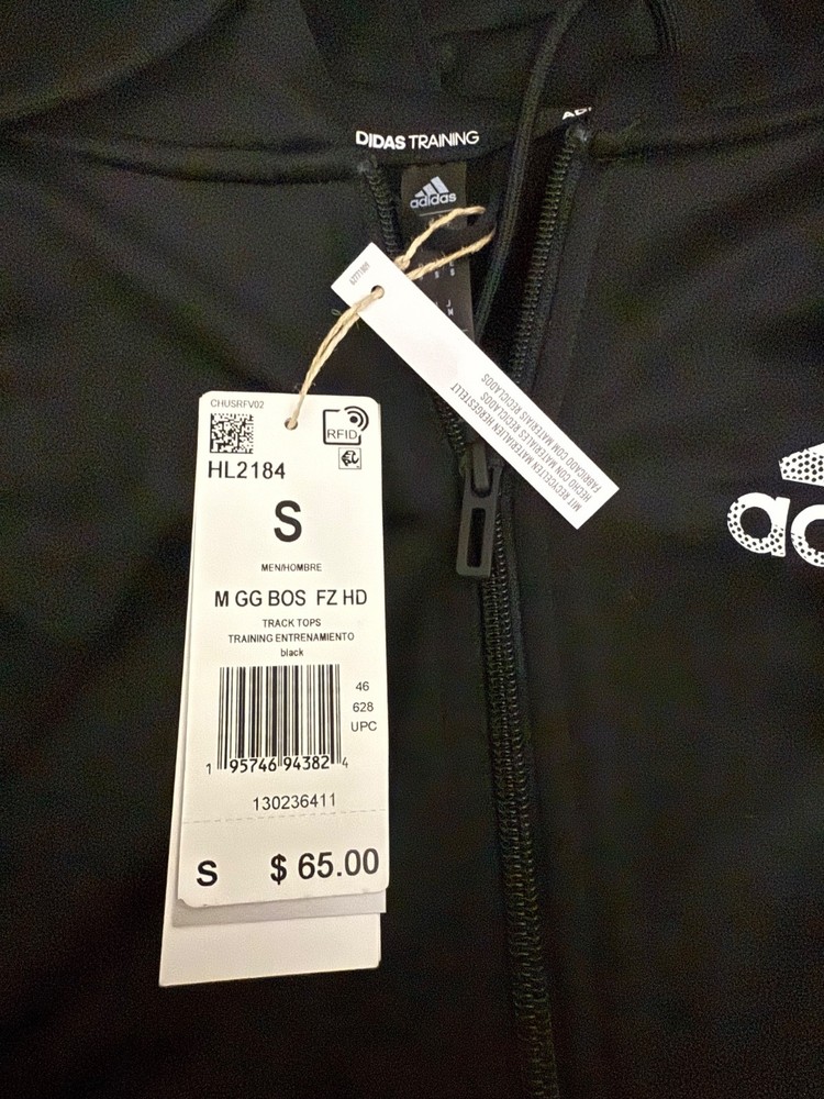 adidas jacket men small