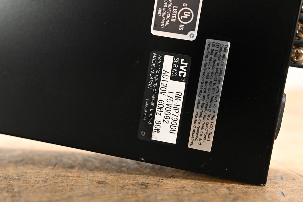 JVC RM-HP790DU Camera Control Unit CG01LT5