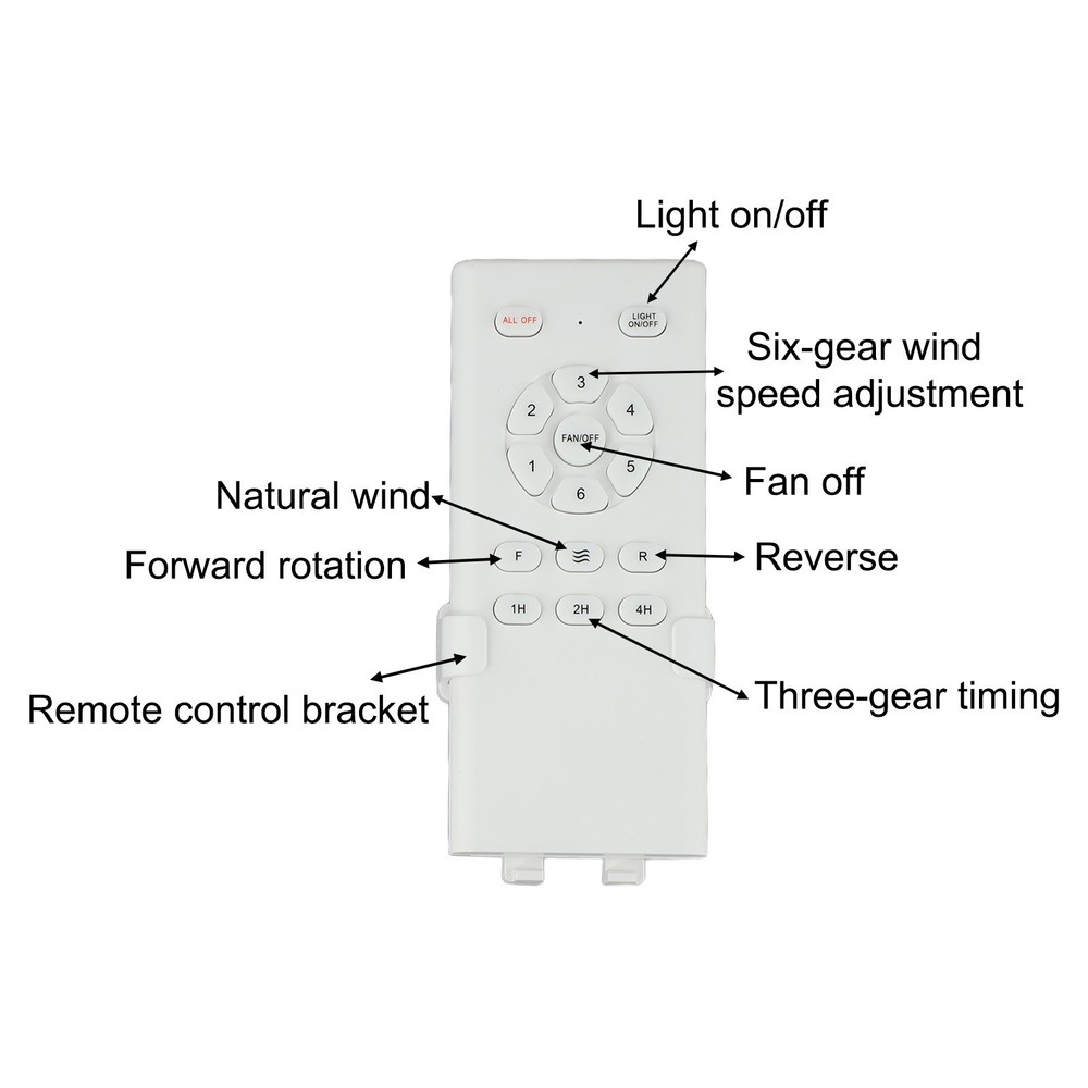 Fan Controller Ceiling Fan Remote Control Living Room Wide Replacement