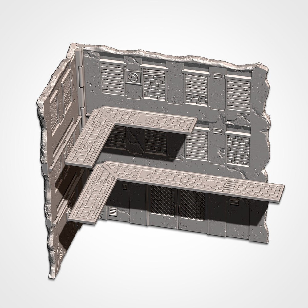 Sovietic - WTC 40K Official Foldable Terrain Set (10th Edition)