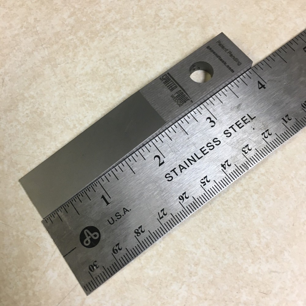 Spatter Proof Pipe Wedge Stubby (Small) 4" x 3/4" for Pipe Fitting 3130