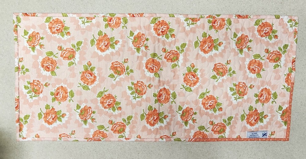 Harvest Autumn Second Spring Cinnamon & Cream Fall Handmade Small Table Quilt