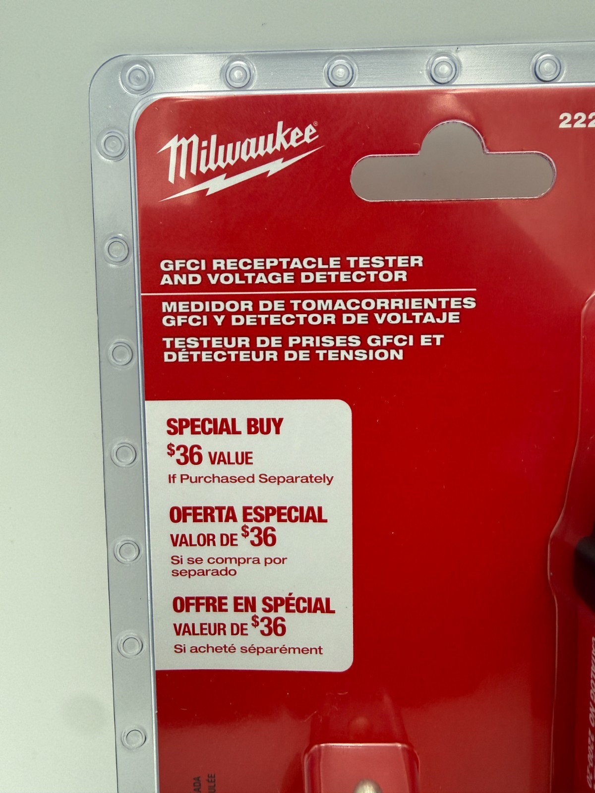 Lot of 6 Milwaukee Non-Contact Voltage & GFCI Receptacle Premium Test Kit2226-20