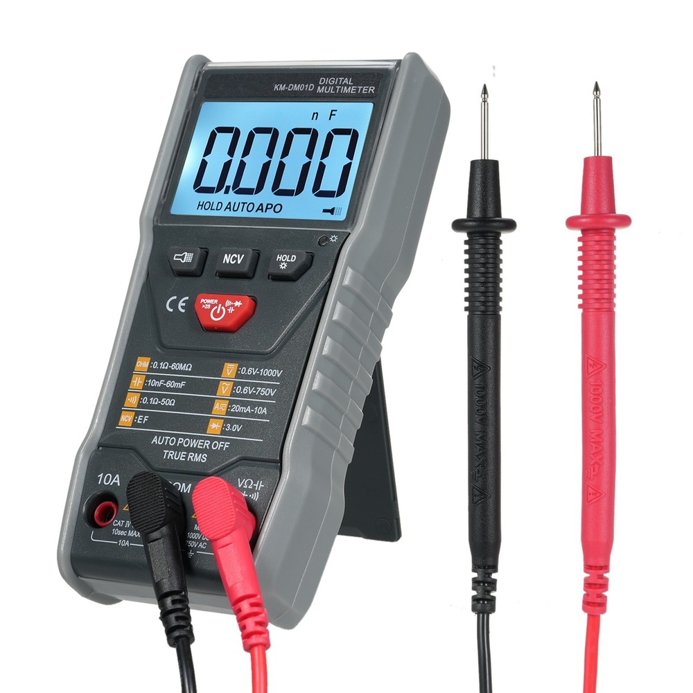Digital Multimeter Test Jacks With Max Input Marker Sleep Mode After ~15min