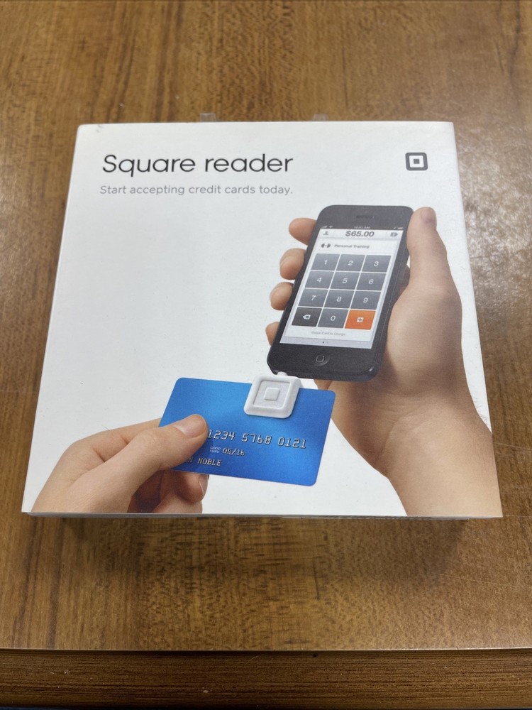 Square Credit Debit Card Reader Charge Mag Stripe Apple & Android Compatible NEW