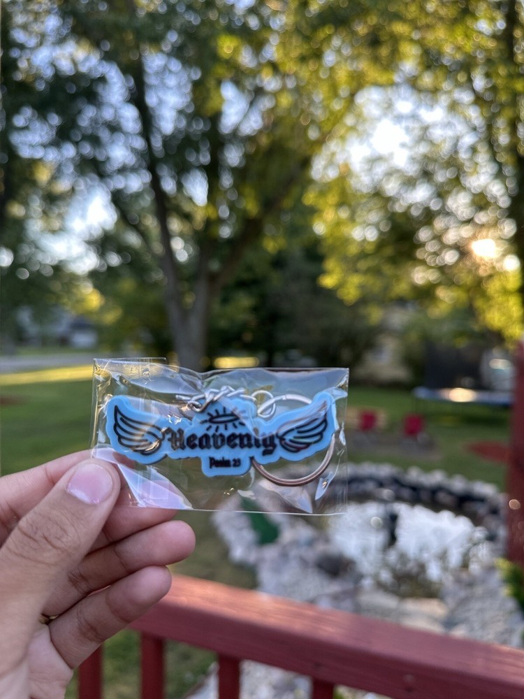 Heavenly Tag Keychain Psalm 23