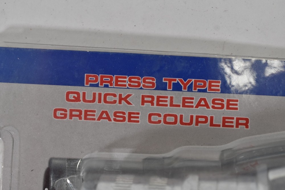 High Pressure Press Style Quick Release Grease Coupler Nozzle Hand Accessory