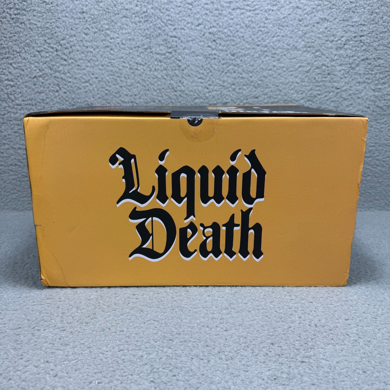 Liquid Death LED Mini Fridge 9 Can Capacity (12 oz) Portable Insulated Lighting