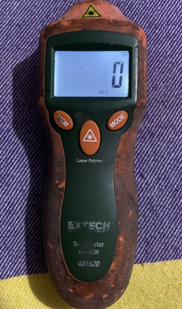 EXTECH 461920 Mini Laser Photo Tachometer Counter