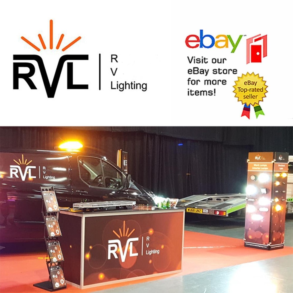 Halo Ring, Dual Function, Amber LED Strobe & White Marker Light R65 Flashing