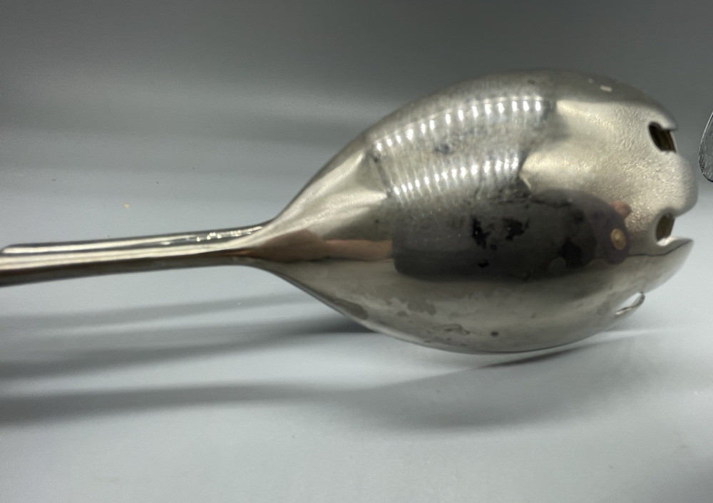 Vintage Leonard Silverplate Gourmet Salad Fruit Serving Tongs Hong Kong