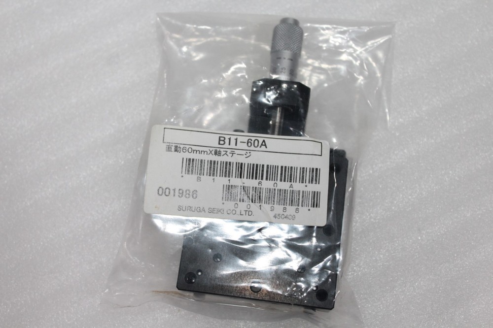 Suruga Seiki B11-60A Linear Positioner X-Axis Stage