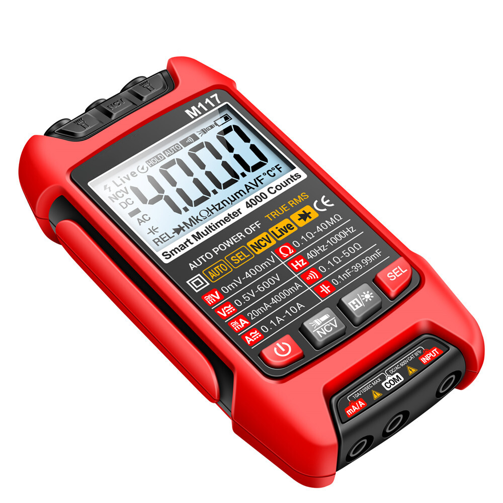 ANENG M117 Digital Multimeter NCV AC/DC Voltmeter Current 4000 Count True RMS