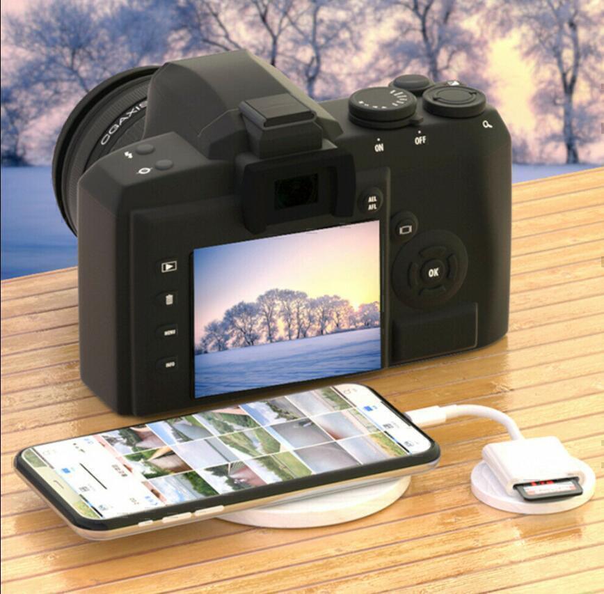 USB Type C to USB-C OTG Adapter SD Card Reader For Android MacBook Windows